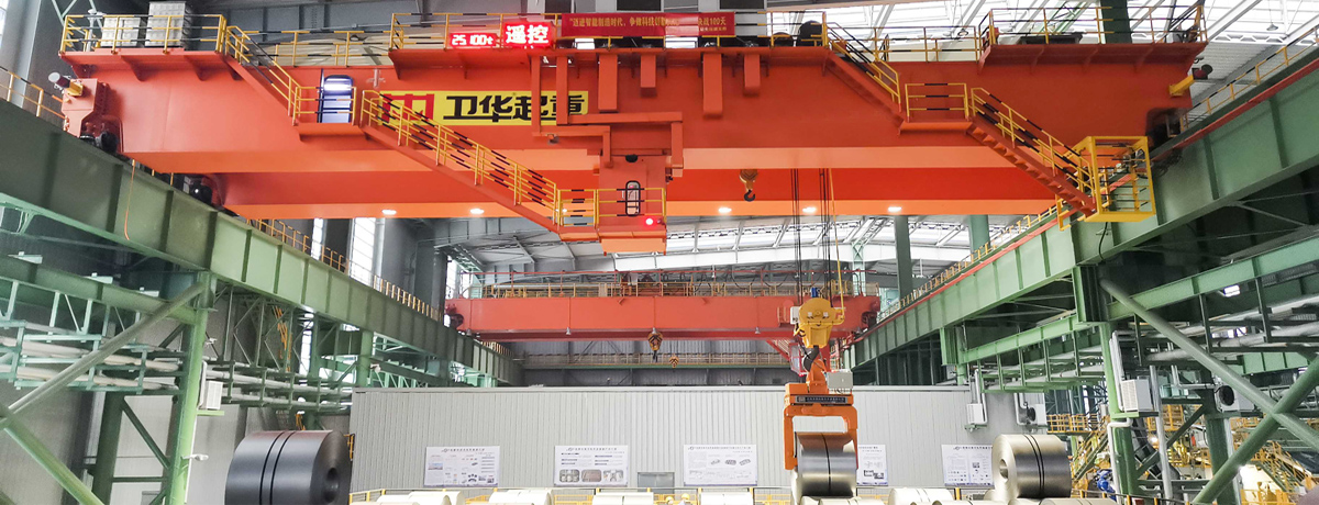 卫华股份河北某项目5台320t铸造起重机圆满交付